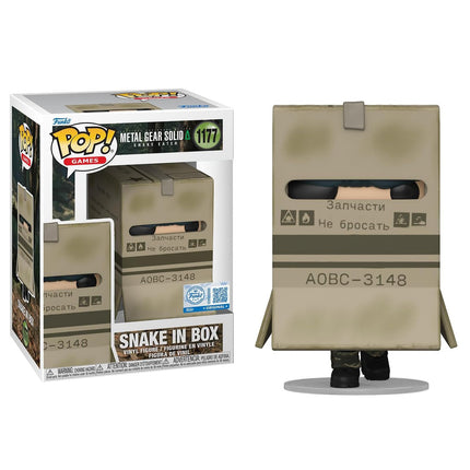 Funko POP! Games #1177: Metal Gear Solid: Snake Eater - Snake in Box (SPECIAL EDITION)