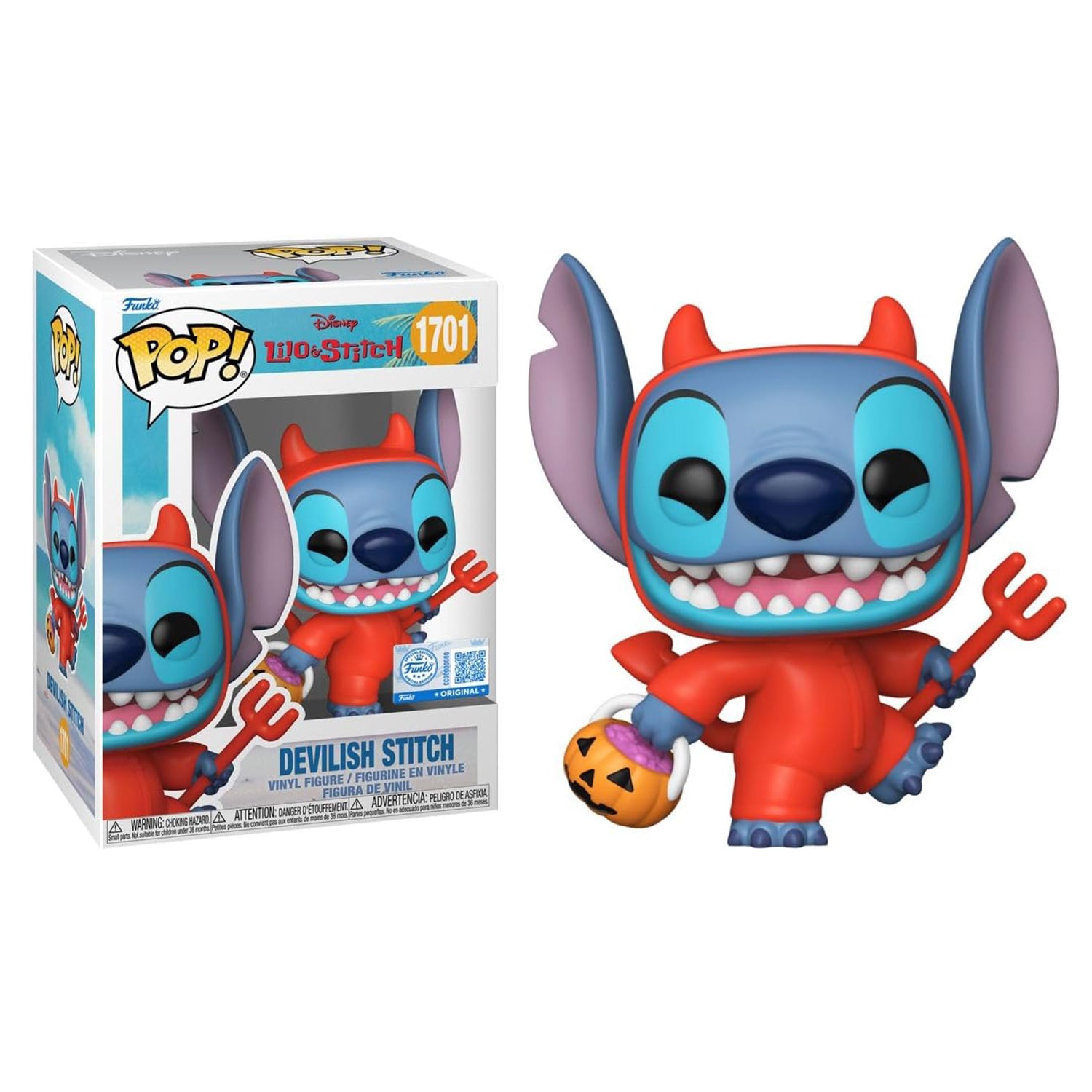 Funko POP!  #1701: Lilo and Stitch - Devilish Stitch (Funko Special Edition)