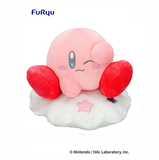 Furyu Prize Kirby on the Cloud Plush Doze Off Ver. 10.5-inch Stuffed Plush