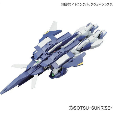 Bandai Hobby - 1/144 HG Gundam Build Fighters, Lightning Gundam Team Try Fighters Yuuma Kousaka Model Kit