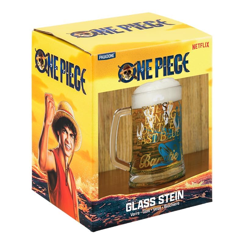 Paladone One Piece Baratie Glass Stein with Handle 500ml