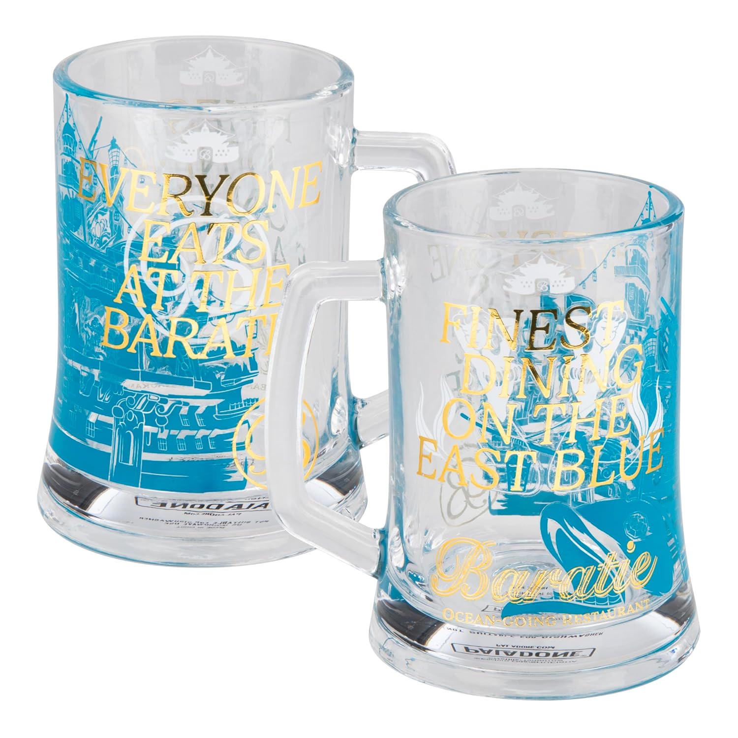 Paladone One Piece Baratie Glass Stein with Handle 500ml