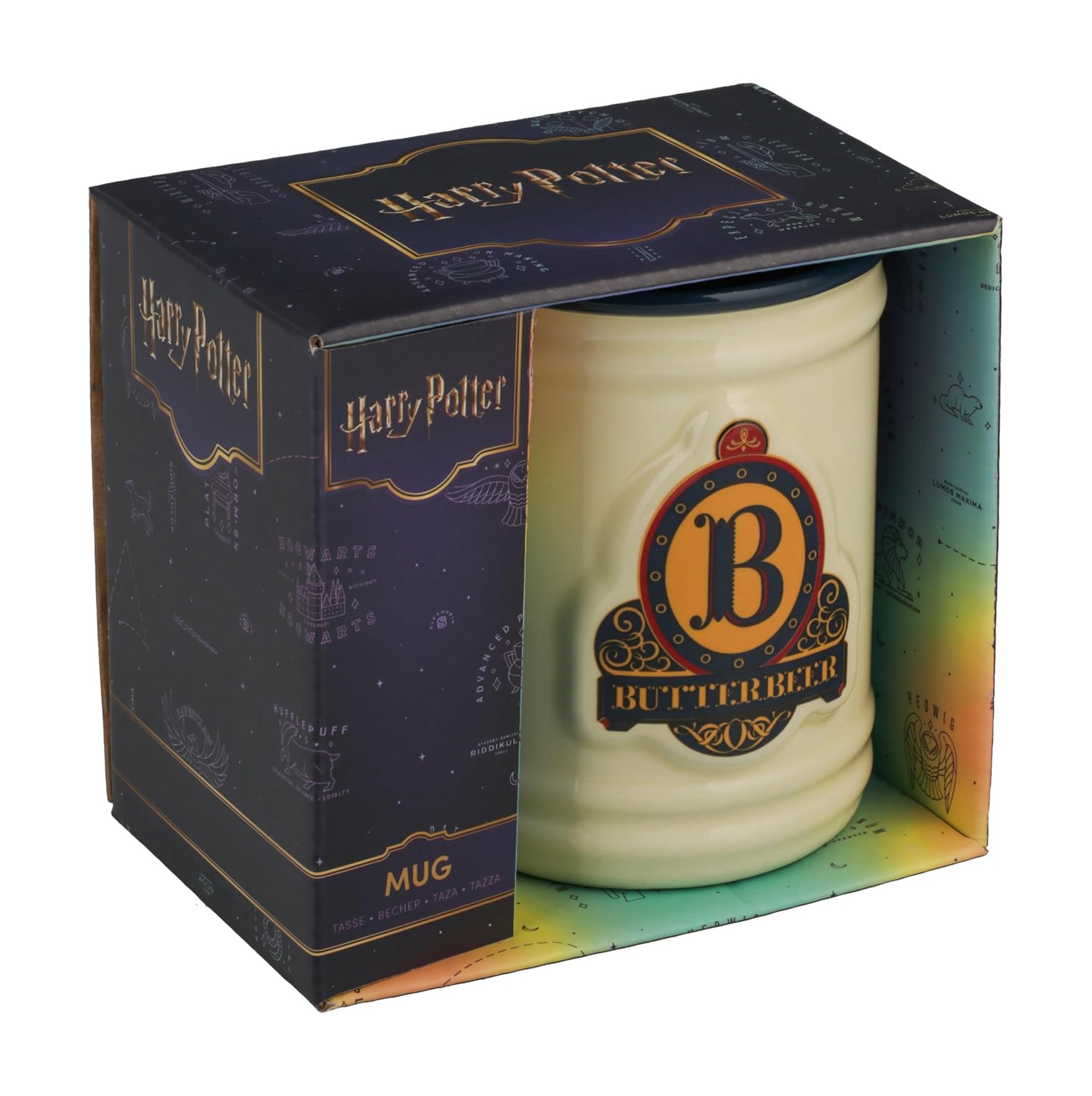 Paladone Harry Potter Butterbeer Mug, Officially Licensed Wizarding World Collectible, 350ml Ceramic Cup for Coffee