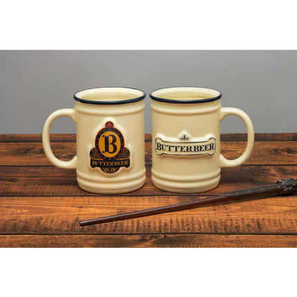 Paladone Harry Potter Butterbeer Mug, Officially Licensed Wizarding World Collectible, 350ml Ceramic Cup for Coffee