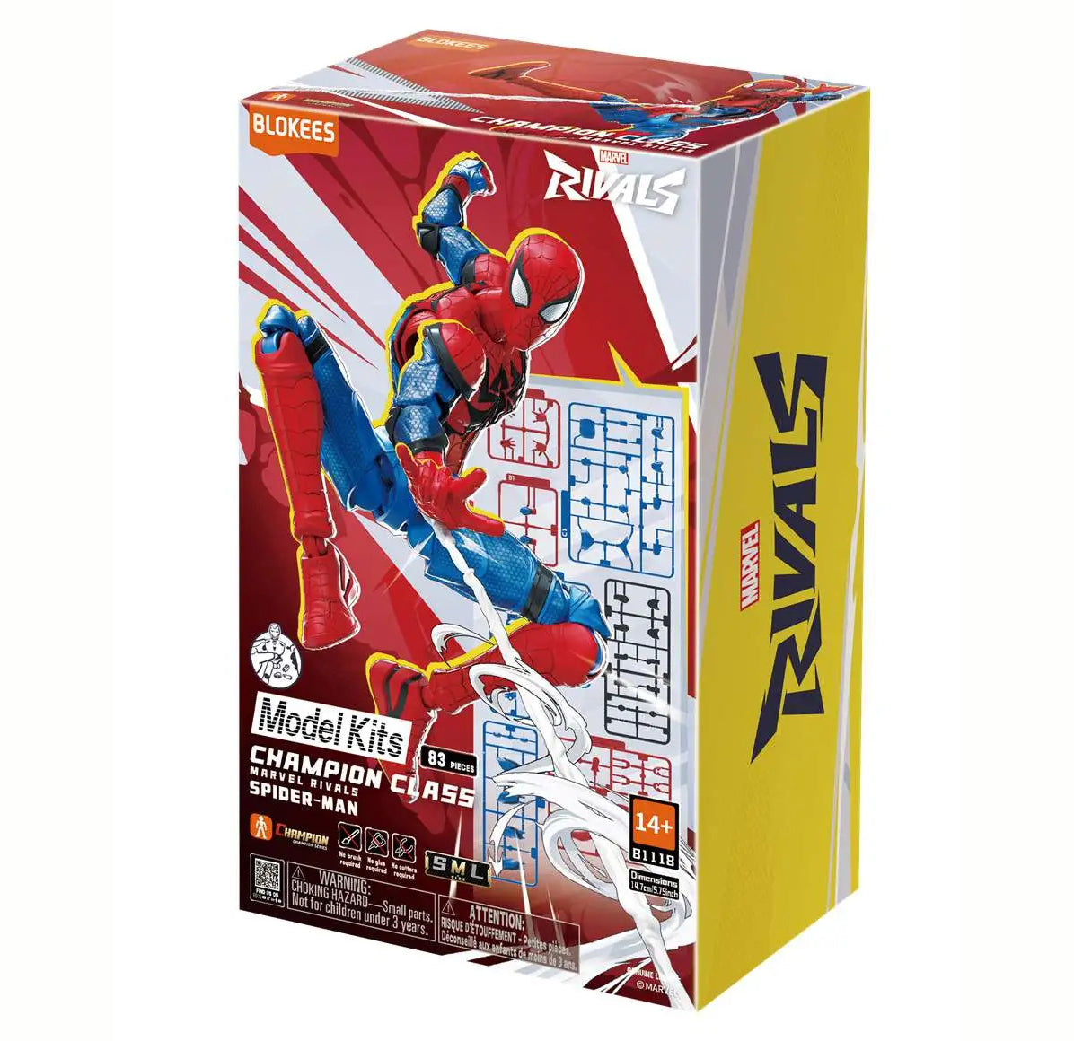 BLOKEES Figures - Marvel Rivals Champion Class - Spider-Man Model Kit