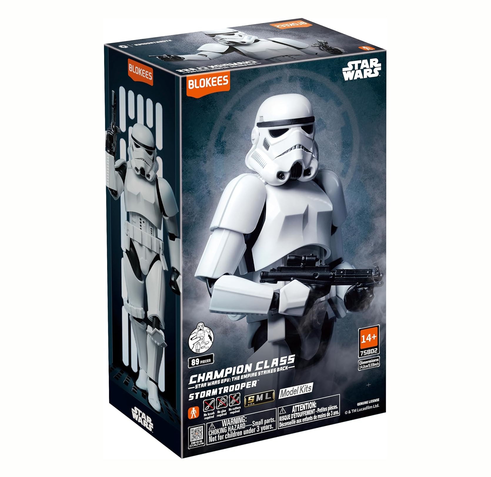 BLOKEES Figures - Star Wars The Empire Strike Back Champion Class - Imperial Stormtrooper Model Kit