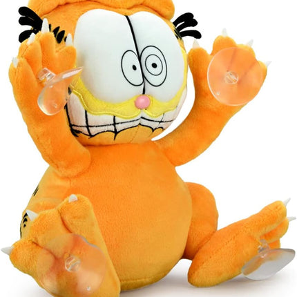 Garfield 8 Inch Suction Cup Window Clinger - Scared