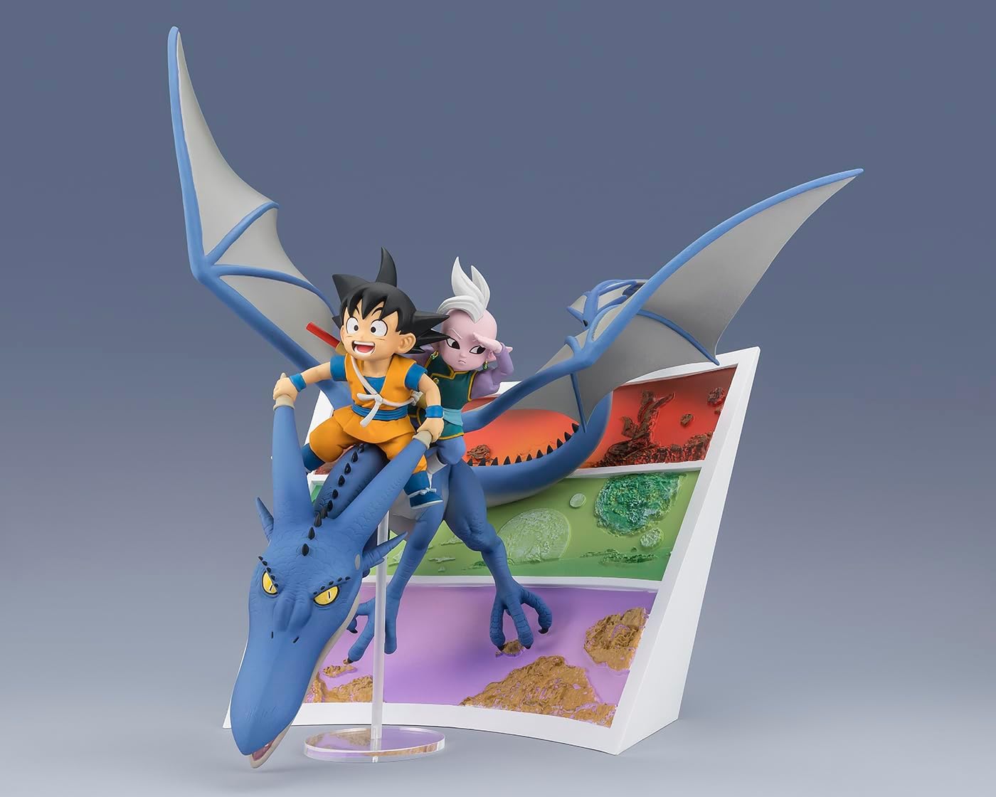 Tamashii Nations - Figuarts ZERO Dragon Ball DAIMA - Son Goku (mini) & Supreme Kai (mini) -Welcome to The Great Adventure! Collectible Figure