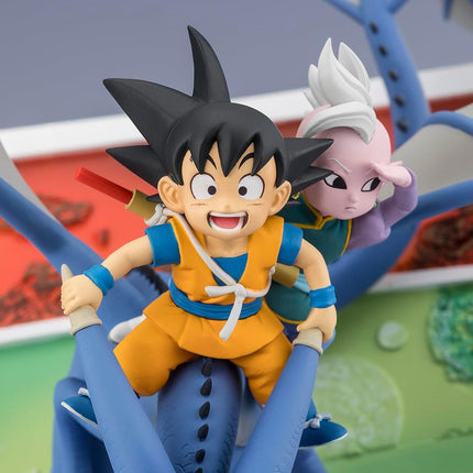 Tamashii Nations - Figuarts ZERO Dragon Ball DAIMA - Son Goku (mini) & Supreme Kai (mini) -Welcome to The Great Adventure! Collectible Figure