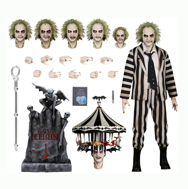 Mezco Toyz One:12 Collective Beetle Juice (1988) Beetle Juice Deluxe Edition 1/12 Scale Collectible Figure