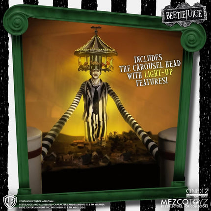 Mezco Toyz One:12 Collective Beetle Juice (1988) Beetle Juice Deluxe Edition 1/12 Scale Collectible Figure