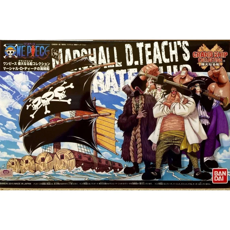Bandai One Piece Spade Pirates Ship Model Kit - Grand Ship Collection With Display Base