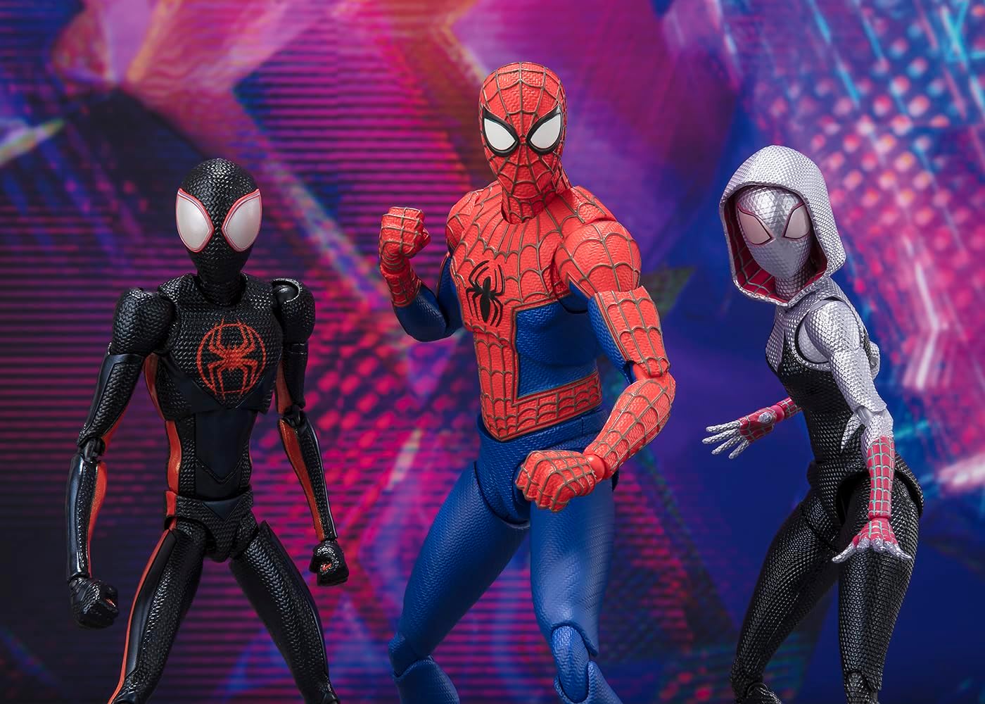 Tamashii Nations S.H. Figuarts Spider-Man Across The Spider-verse - Peter B. Parker & Mayday Parker Action Figure Set