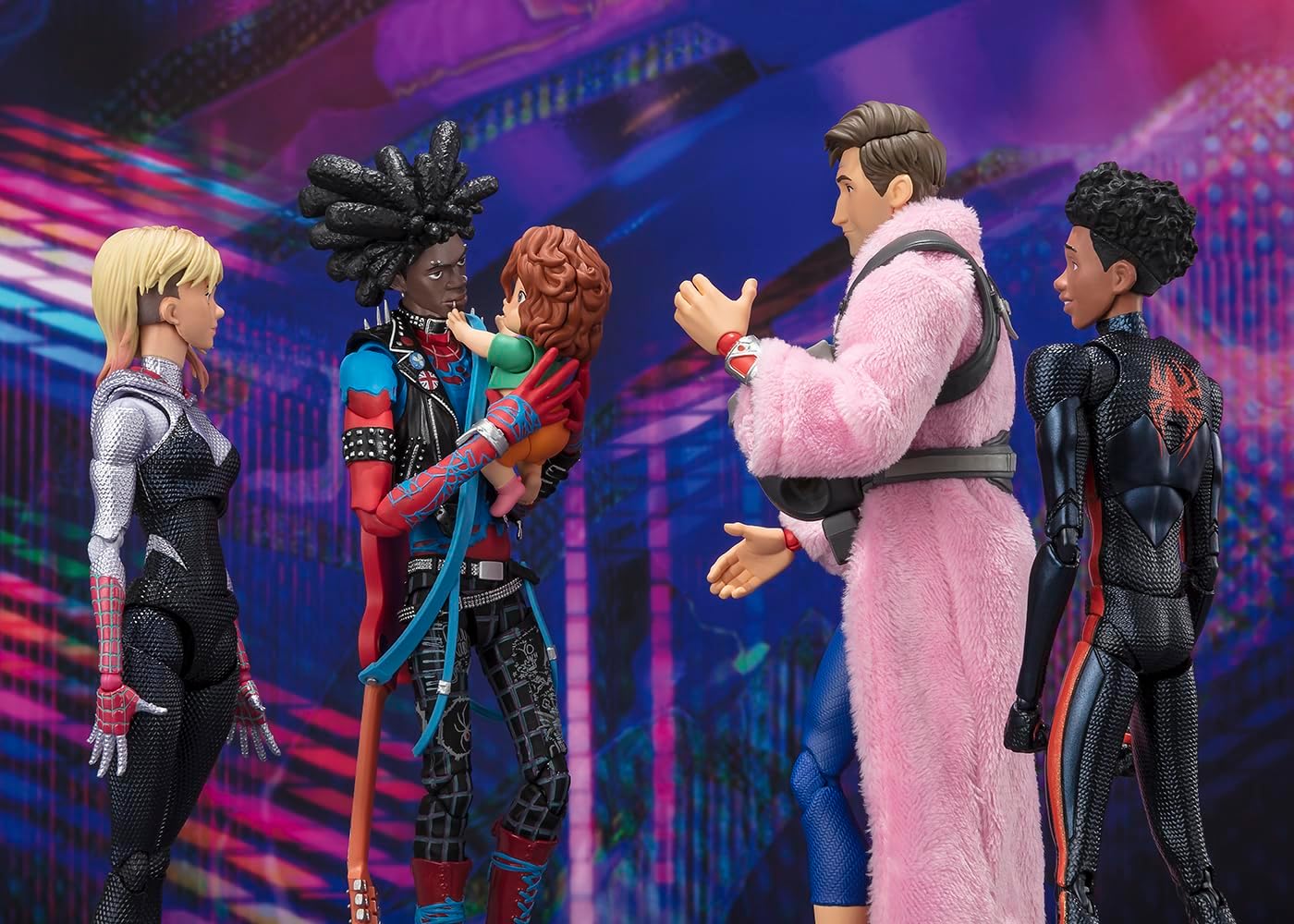 Tamashii Nations S.H. Figuarts Spider-Man Across The Spider-verse - Peter B. Parker & Mayday Parker Action Figure Set