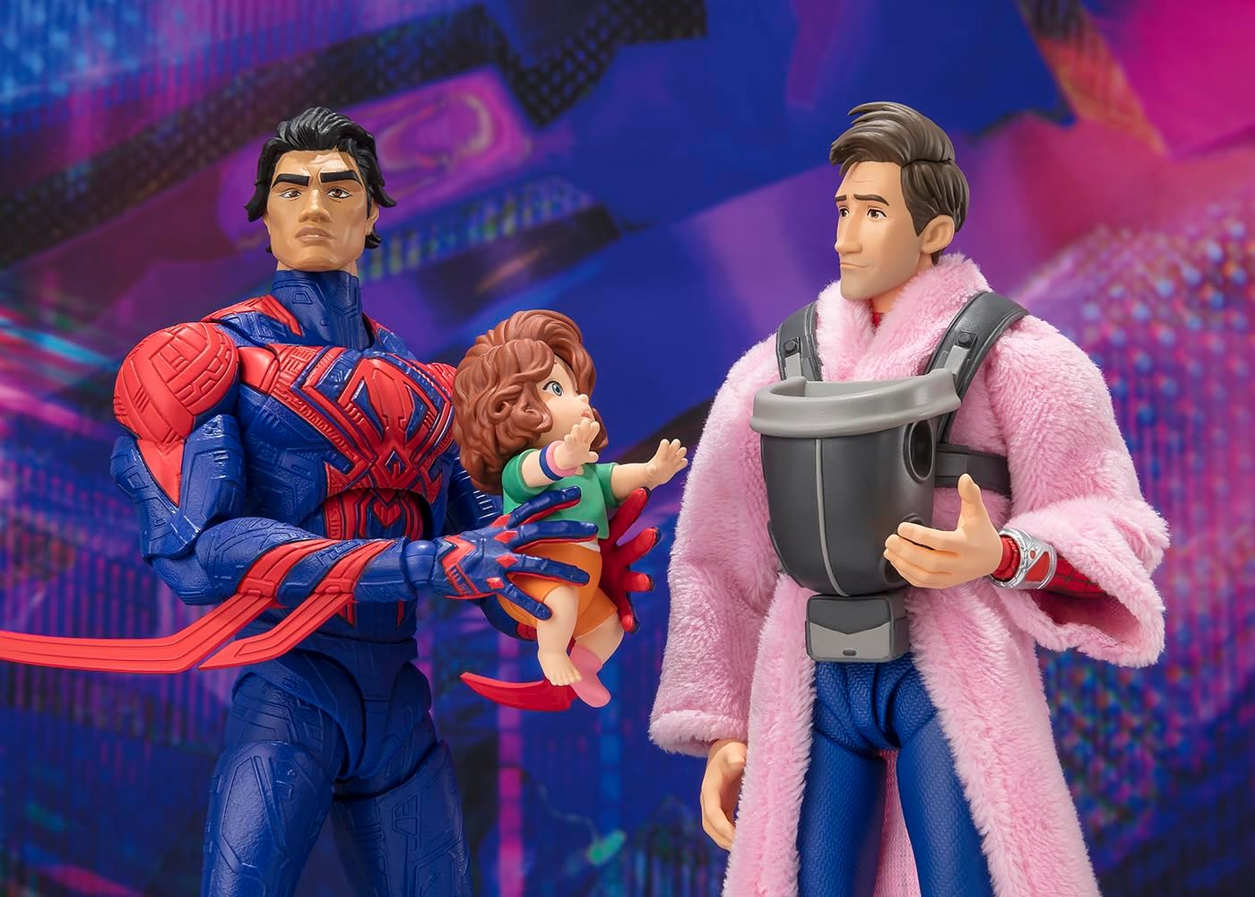 Tamashii Nations S.H. Figuarts Spider-Man Across The Spider-verse - Peter B. Parker & Mayday Parker Action Figure Set