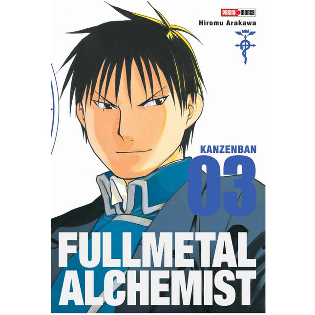 Fullmetal Alchemist Vol. 03 Kanzenban Edition (PANINI) Paperback (SPANISH EDITION)