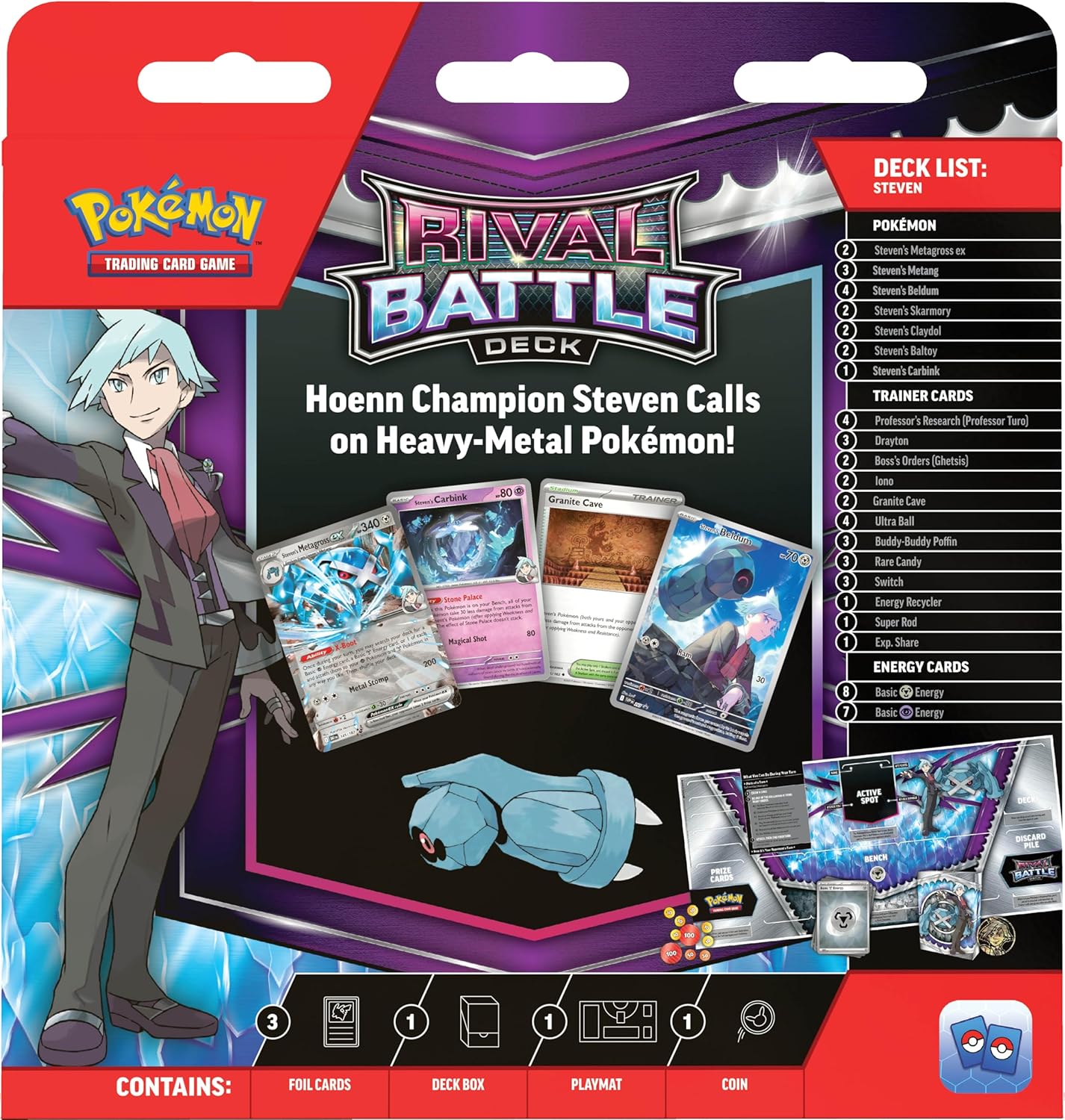 Pokemon TCG: Rival Battle Decks - Steven/Marnie (ENGLISH EDITION)
