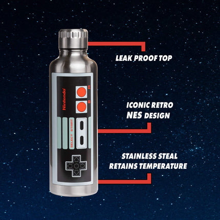 Nintendo "NES" Official Licensed 17oz Metal Water Bottle