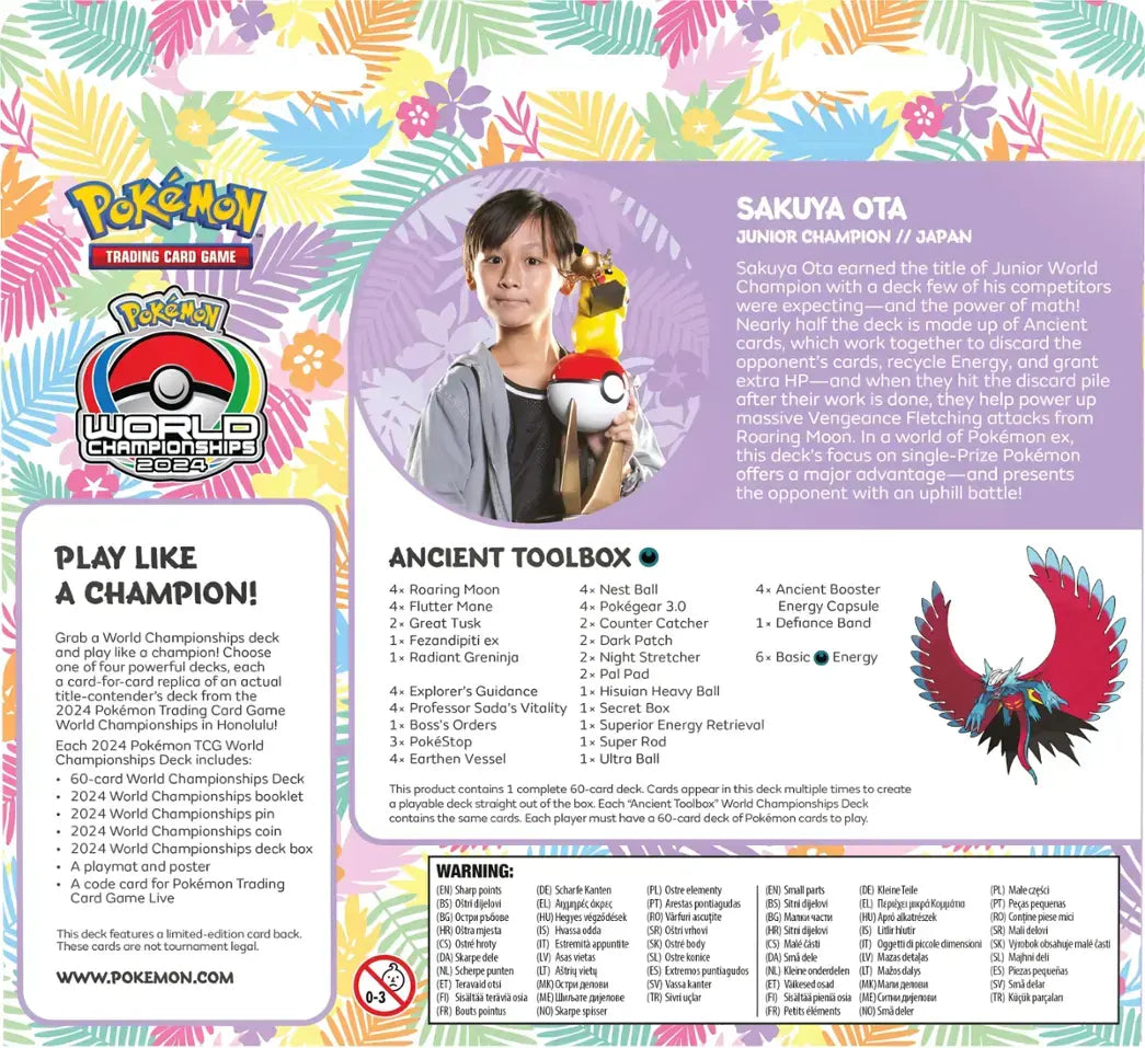 Pokémon TCG 2024 World Championships Decks (ENGLISH EDITION)