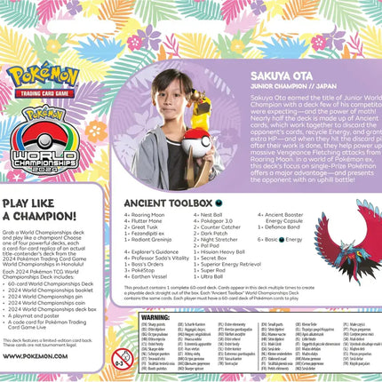 Pokémon TCG 2024 World Championships Decks (ENGLISH EDITION)