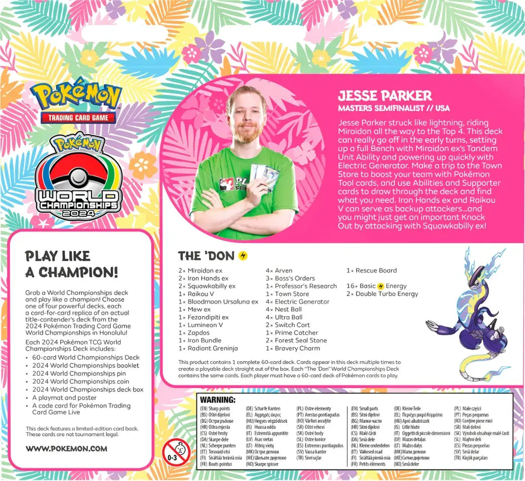 Pokémon TCG 2024 World Championships Decks (ENGLISH EDITION)