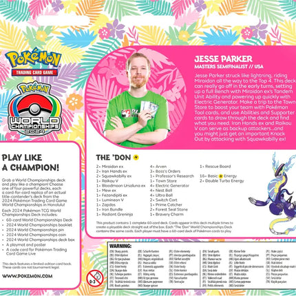 Pokémon TCG 2024 World Championships Decks (ENGLISH EDITION)