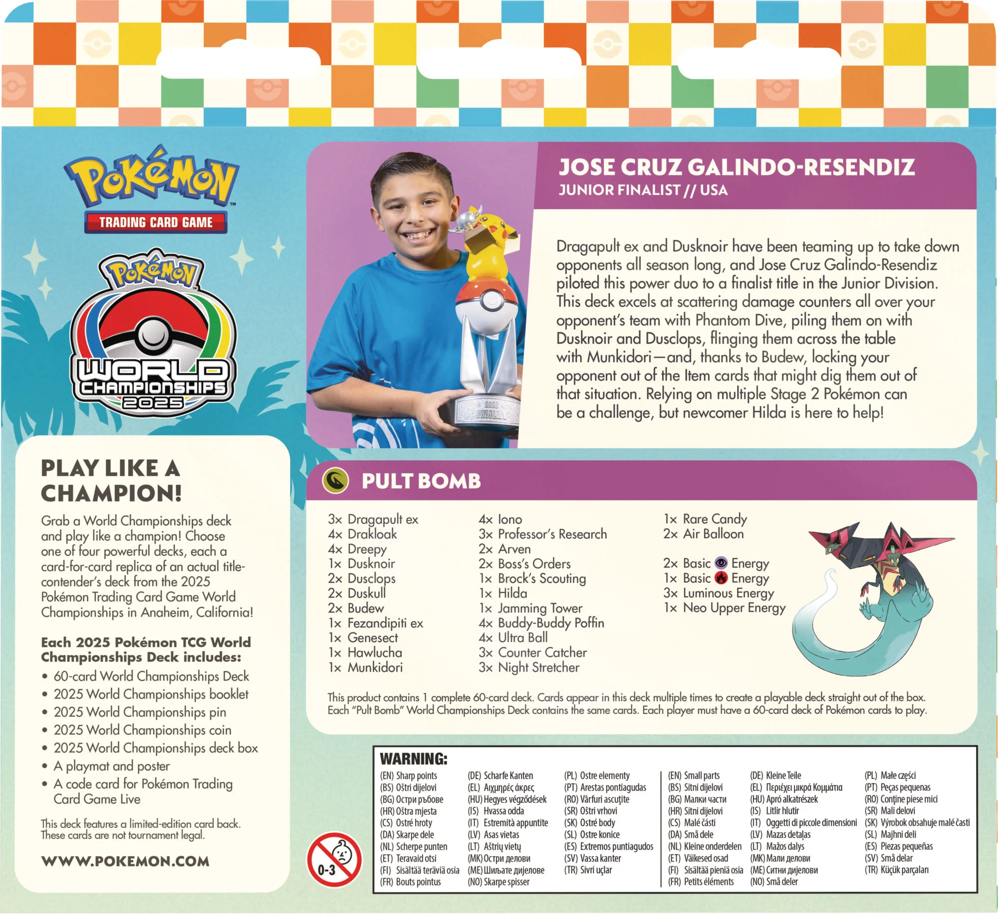 Pokemon TCG: 2025 Pokémon TCG World Championships Decks (ENGLISH EDITION)