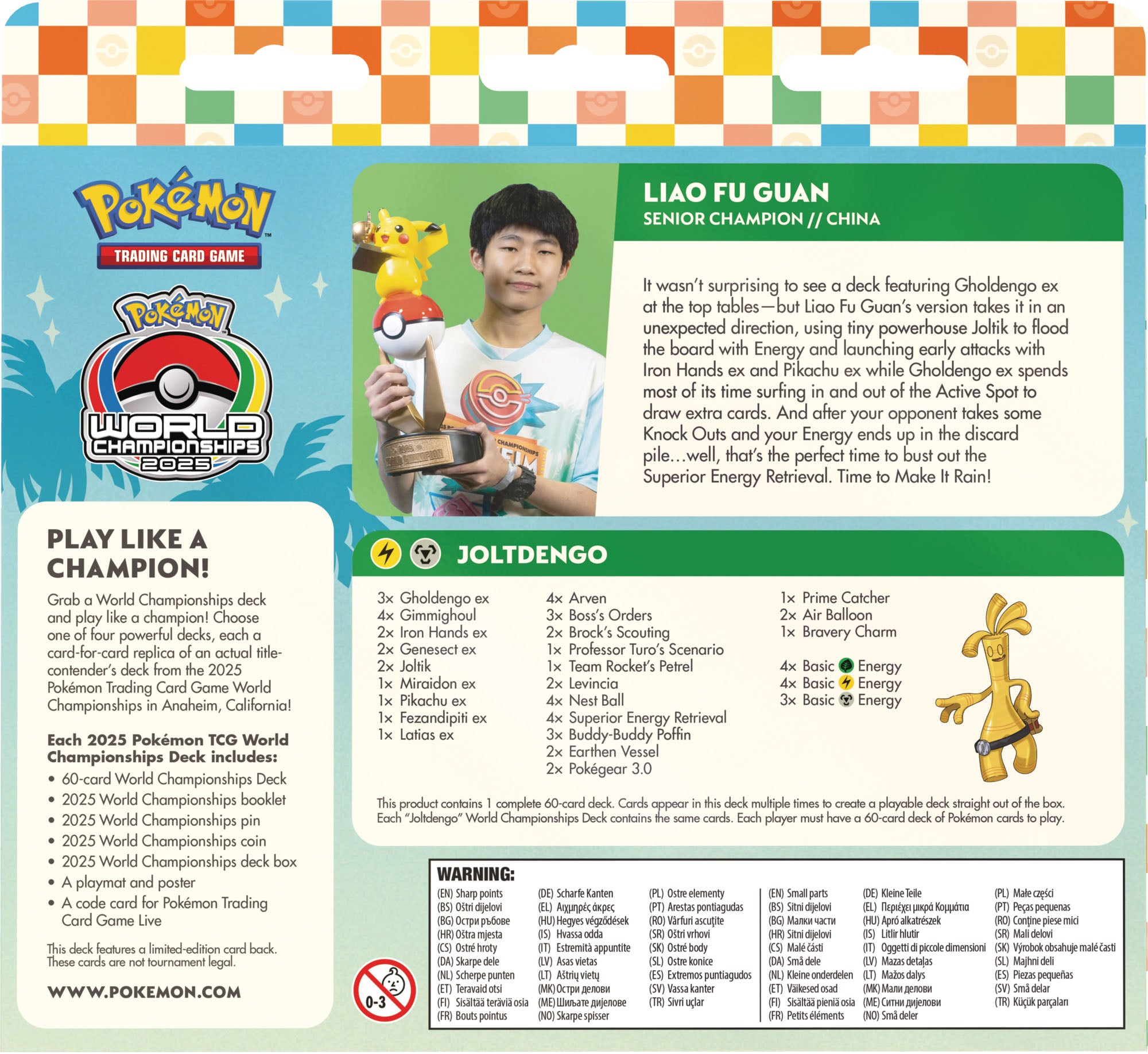 Pokemon TCG: 2025 Pokémon TCG World Championships Decks (ENGLISH EDITION)