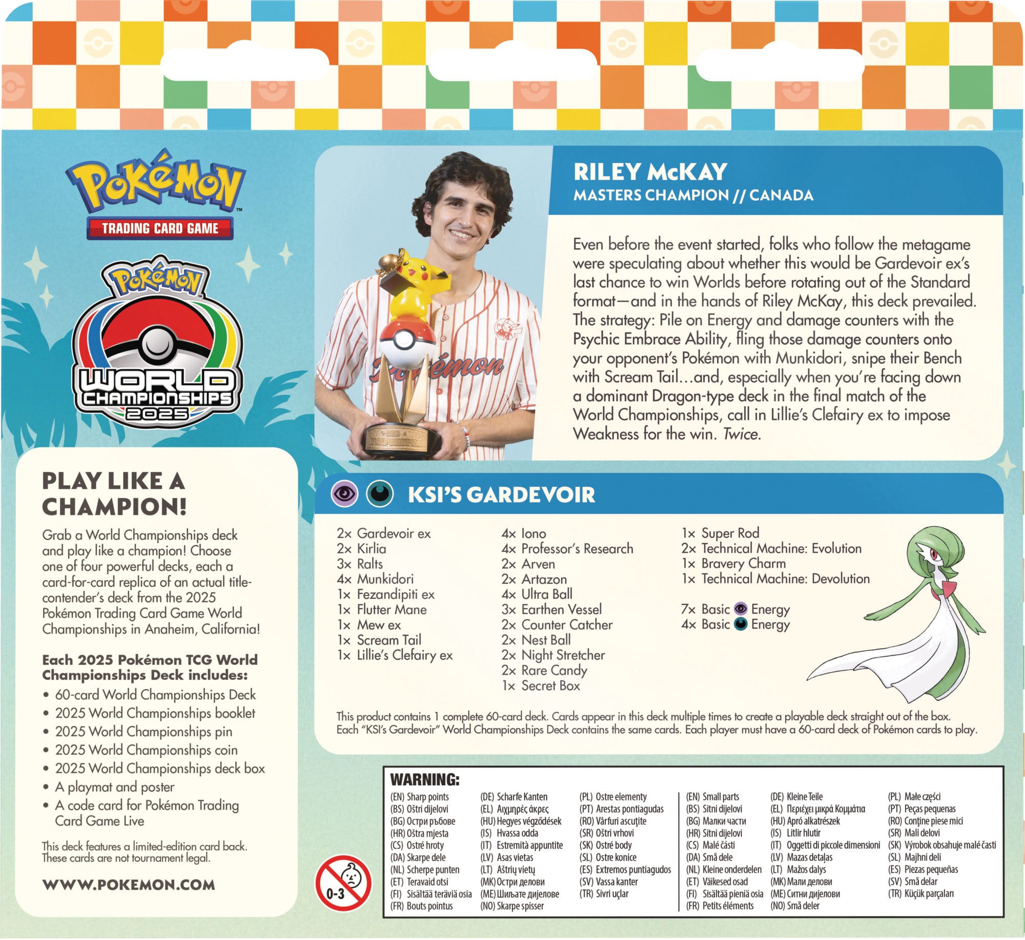 Pokemon TCG: 2025 Pokémon TCG World Championships Decks (ENGLISH EDITION)