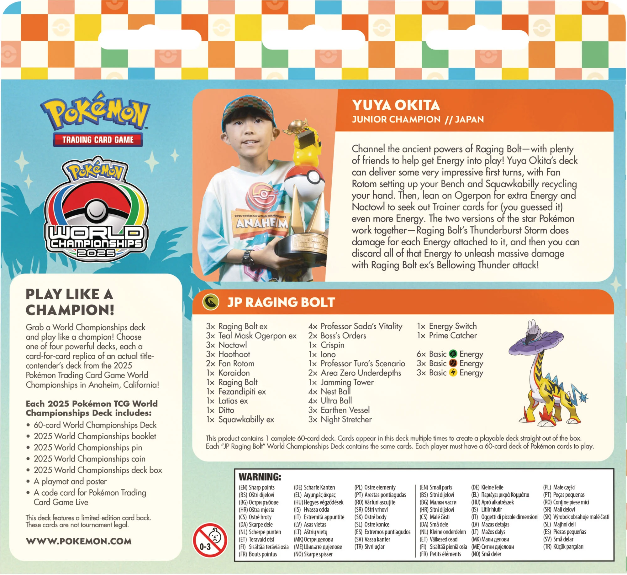 Pokemon TCG: 2025 Pokémon TCG World Championships Decks (ENGLISH EDITION)