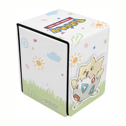 Ultra Pro - Togepi Alcove Flip Deck Box, Stores & Protects 100 Pokémon Cards Double Sleeves & Standard Size Cards