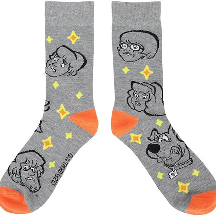 Scooby Doo Zoinks Men's 5-Pair Casual Crew Socks
