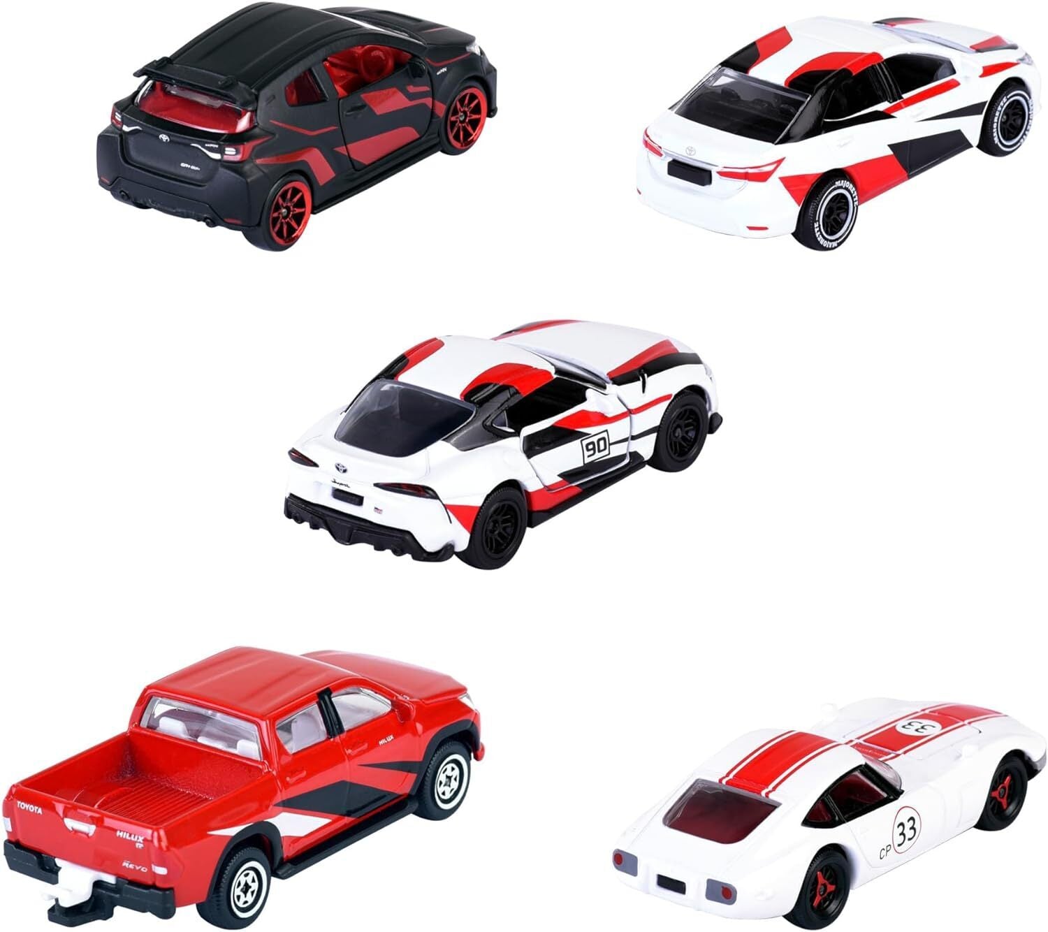 Majorette - Toyota Racing 5-Car Gift Pack - 2025
