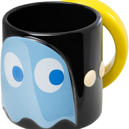 PAC-Man Officially Licensed Ceramic Mug - 600ml (20 fl oz) Retro Gaming Coffee Cup Featuring Inky