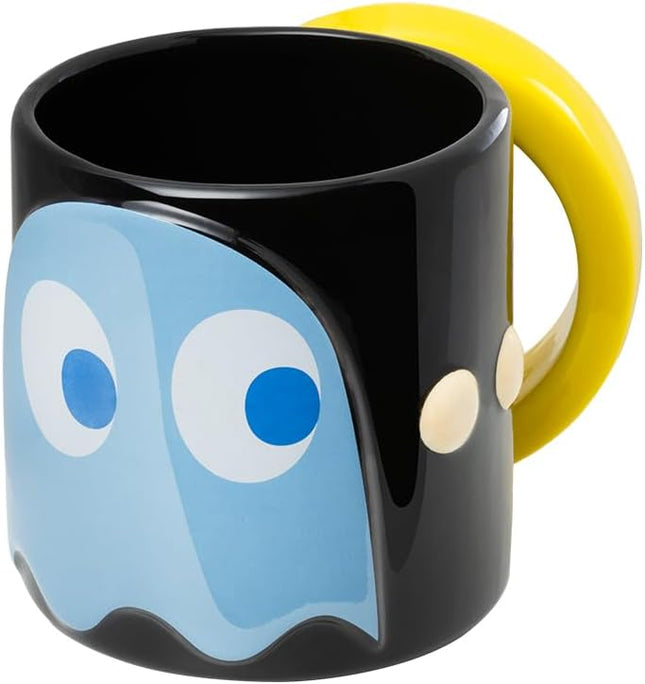 PAC-Man Officially Licensed Ceramic Mug - 600ml (20 fl oz) Retro Gaming Coffee Cup Featuring Inky