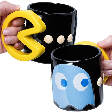 PAC-Man Officially Licensed Ceramic Mug - 600ml (20 fl oz) Retro Gaming Coffee Cup Featuring Inky
