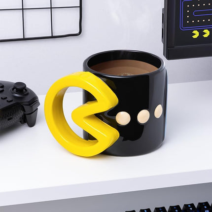 PAC-Man Officially Licensed Ceramic Mug - 600ml (20 fl oz) Retro Gaming Coffee Cup Featuring Inky