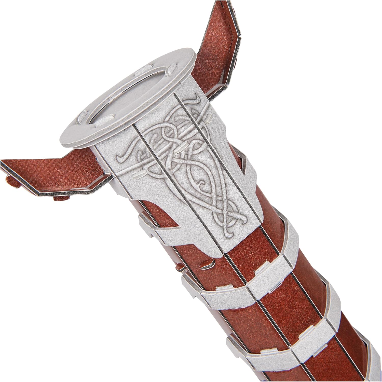 4D Build, Marvel Mjolnir Thor Hammer 3D Puzzle Model Kit with Stand 87 Pcs | Thor Desk Decor | Building Toys