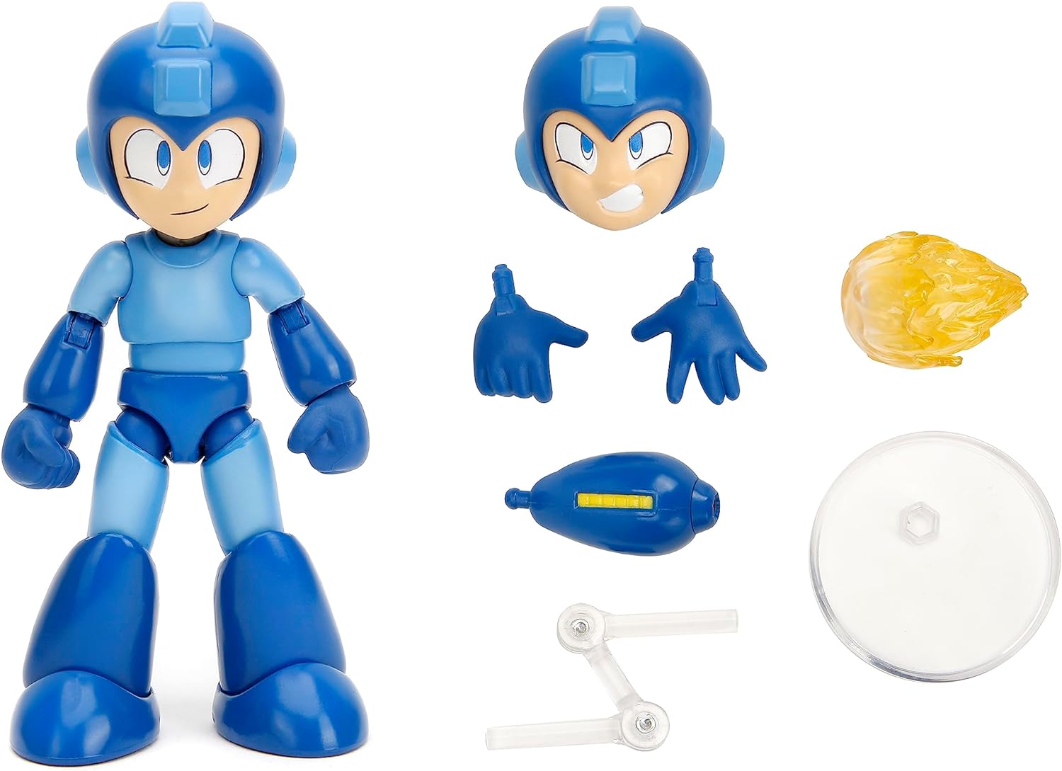 Mega Man - Action Figure Cut Man (10,2 Cm) - Giocattolo Da Collezione Per Bambini E Adulti, Scala 1:12, 15 Punti Di Articolazione