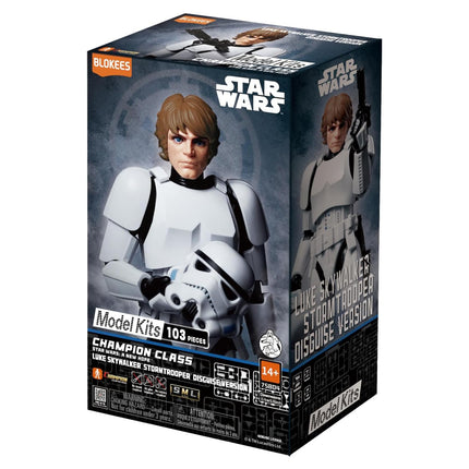 BLOKEES Figures - Star Wars A New Hope Champion Class - Luke Skywalker Stormtrooper Disguise Version Model Kit