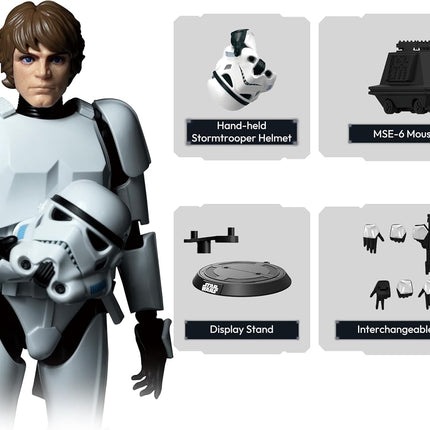 BLOKEES Figures - Star Wars A New Hope Champion Class - Luke Skywalker Stormtrooper Disguise Version Model Kit