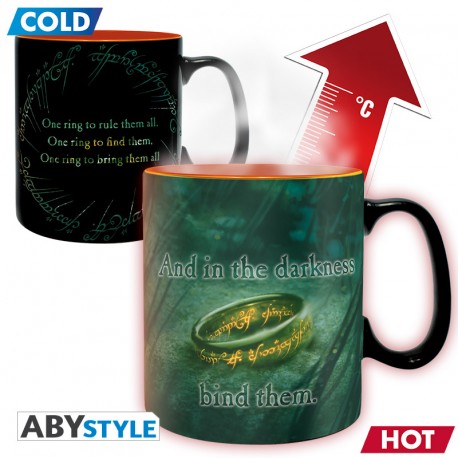 The Lord of the Rings Magic Mug Sauron and Ring of Power 460ml