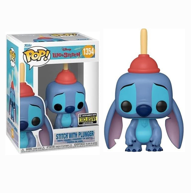 Funko Pop! Disney #1354: Lilo & Stitch - Stitch with Plunger (Exclusive)