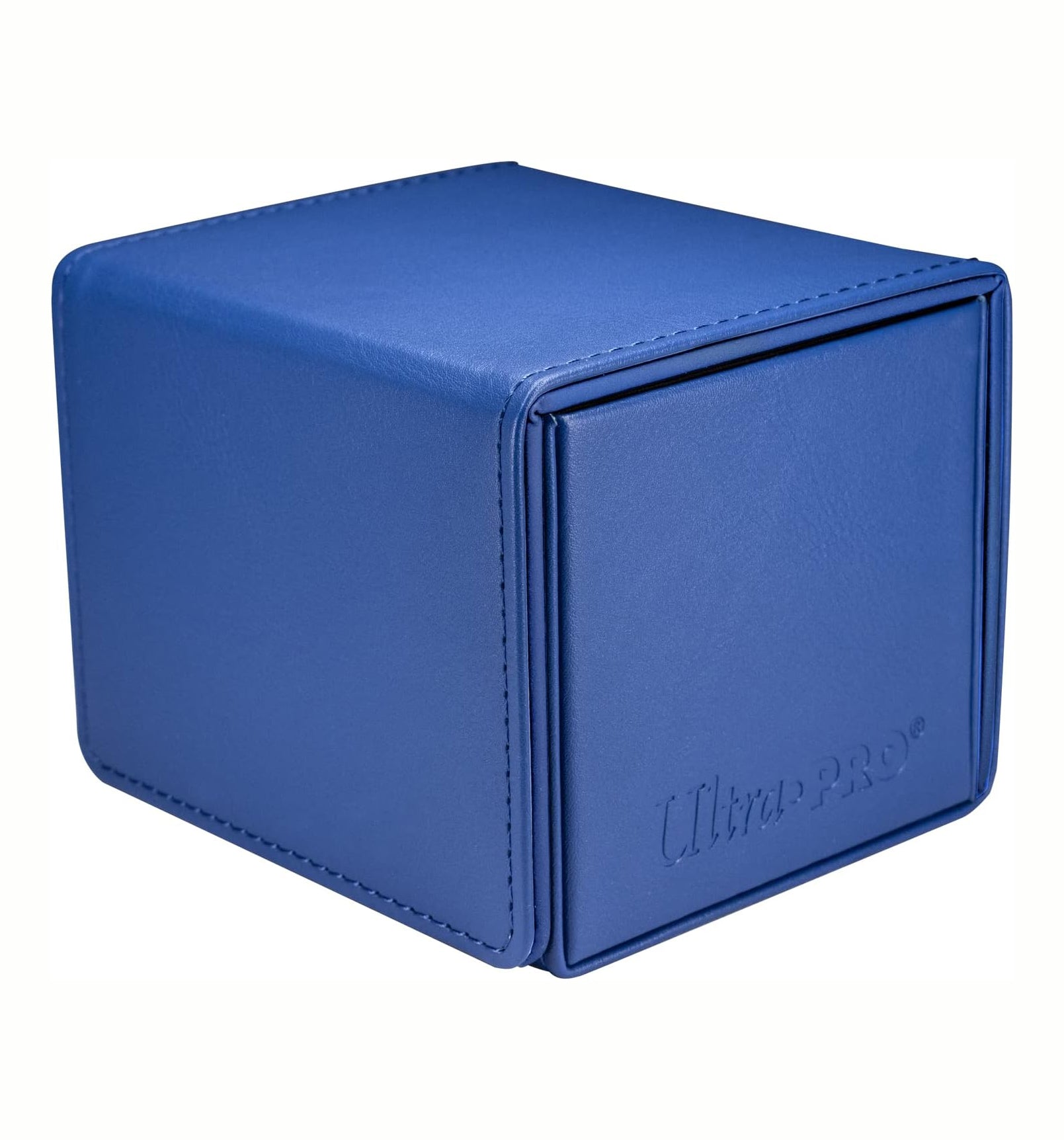 Ultra PRO Alcove Edge Deck Box (Blue), Stores & Protects Up To 100 Standard Size Cards