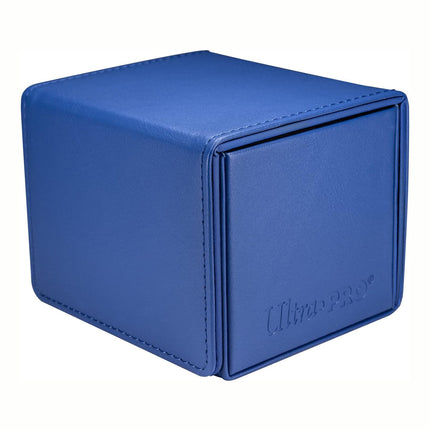 Ultra PRO Alcove Edge Deck Box (Blue), Stores & Protects Up To 100 Standard Size Cards