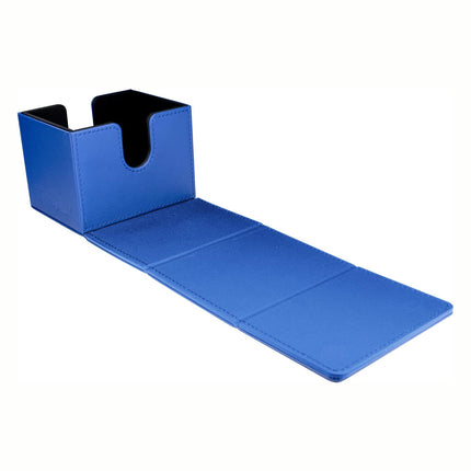 Ultra PRO Alcove Edge Deck Box (Blue), Stores & Protects Up To 100 Standard Size Cards