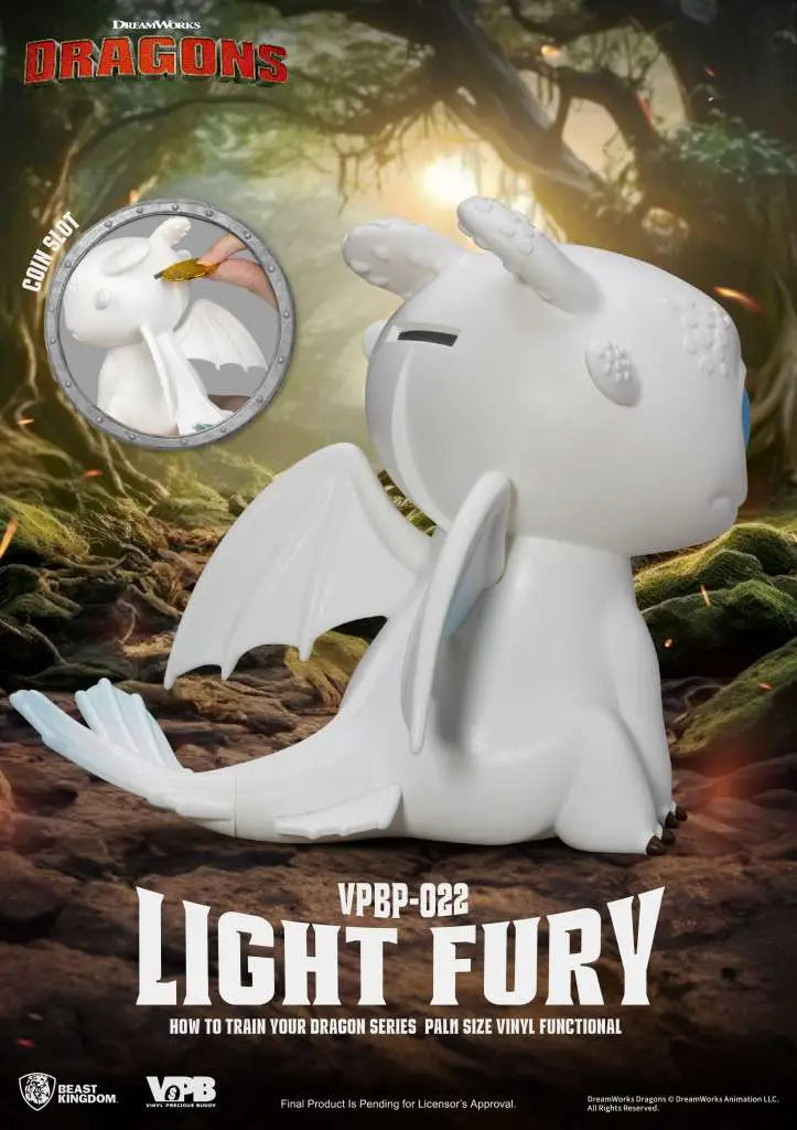 How to Train your Dragon's Piggy Bank Light Fury