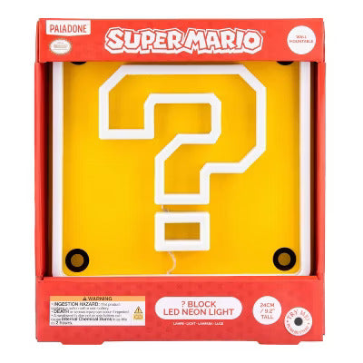 Super Mario Question Block LED Neon Light