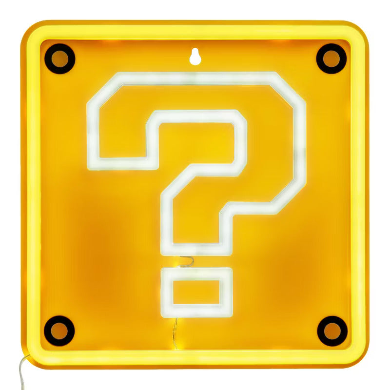 Super Mario Question Block LED Neon Light