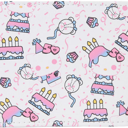 Funko Sanrio: Hello Kitty 50th Anniversary All Over Print Cake Bi-Fold Wallet